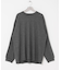 new basic　WASHABLE MERINO WOOL LONG-SLEEVE