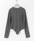 new basic　WASHABLE WOOL CONTOUR TOP