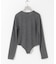 new basic　WASHABLE WOOL CONTOUR TOP