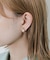 ニュアンスドロップパールイヤリング