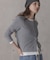 汗ジミ防止レイヤードライクカットプルオーバー