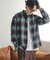 オンブレーチェックレギュラーカラーシャツ