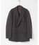 LIFE STYLE TAILOR　ウーリーノグレンチェックダブルジャケット