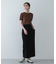『一部WEB限定』『UR TECH DRYLUXE』リネンライクスリットタイトスカート
