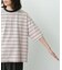 マルチボーダーショートスリーブTシャツ
