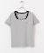 ラウンドネックリブTシャツ(半袖)