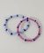 ミックスカラービーズ2セットブレスレット