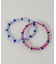 ミックスカラービーズ2セットブレスレット