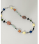 ステンレスマルチビーズネックレス