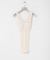 HAKUJI　TWIST COTTON V-NECK TANK