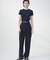 new basic　HIGH TWIST WOOL PANTS