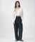 new basic　HIGH TWIST WOOL PANTS