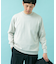 LIFE STYLE TAILOR　ハイゲージクルーネック長袖ニット