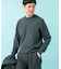LIFE STYLE TAILOR　ハイゲージクルーネック長袖ニット