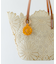 フラワーチャームトートバッグ