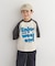 ロゴプリントラグランTシャツ(KIDS)