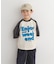 ロゴプリントラグランTシャツ(KIDS)