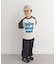 ロゴプリントラグランTシャツ(KIDS)