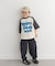 ロゴプリントラグランTシャツ(KIDS)