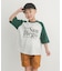ロゴプリントラグランTシャツ(KIDS)