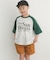 ロゴプリントラグランTシャツ(KIDS)