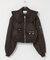 GANNI　DUCHESSE NYLON BOMBER JACKET