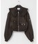 GANNI　DUCHESSE NYLON BOMBER JACKET