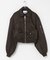 GANNI　DUCHESSE NYLON BOMBER JACKET