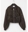 GANNI　DUCHESSE NYLON BOMBER JACKET