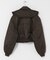 GANNI　DUCHESSE NYLON BOMBER JACKET