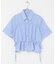 クロップドペプラムシャーリングシャツ