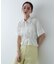 クロップドペプラムシャーリングシャツ