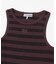 GANNI　SOFT COTTON RIB TANK TOP