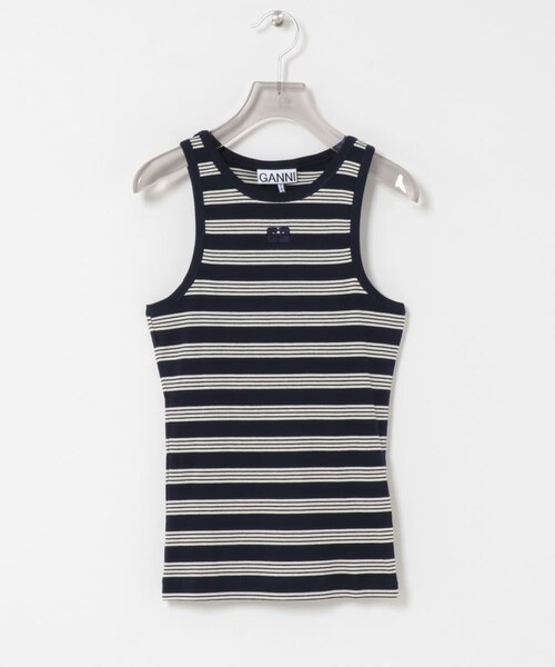GANNI SOFT COTTON RIB TANK TOP｜アーバンリサーチの通販｜&mall