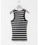 GANNI　SOFT COTTON RIB TANK TOP