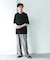 PURE WOOL クルーネックショートスリーブTシャツ