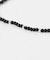 ブラックビーズネックレス