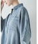 ハーフスリーブシアーデニムシャツ