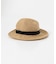 ORCIVAL　6PANEL NATURAL HAT