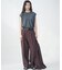 new basic　SILK LINEN TROUSER