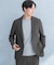 LIFE STYLE TAILOR　リネンライクコンフォータブルジャケット