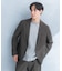 LIFE STYLE TAILOR　リネンライクコンフォータブルジャケット