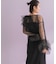 ANDRESD　BLOOMING TULLE DRESS