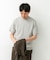 LIFE STYLE TAILOR　ハイゲージクルーネック半袖ニット