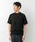 LIFE STYLE TAILOR　ハイゲージクルーネック半袖ニット