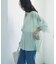 コットンボイルギャザーブラウス
