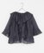 シアーフリルブラウス