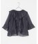 シアーフリルブラウス