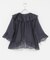 シアーフリルブラウス