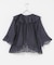 シアーフリルブラウス